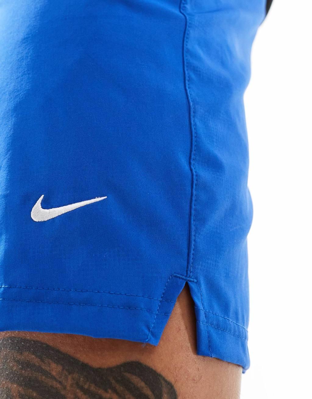 Nike Football Culture of Football printed shorts in blue Product Image