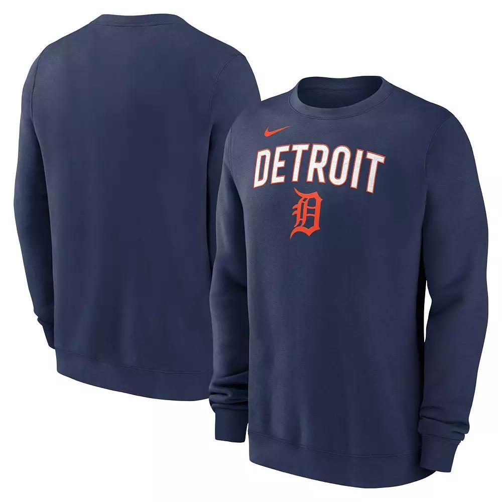 Detroit Tigers Nike Men's MLB Pullover Crew Product Image