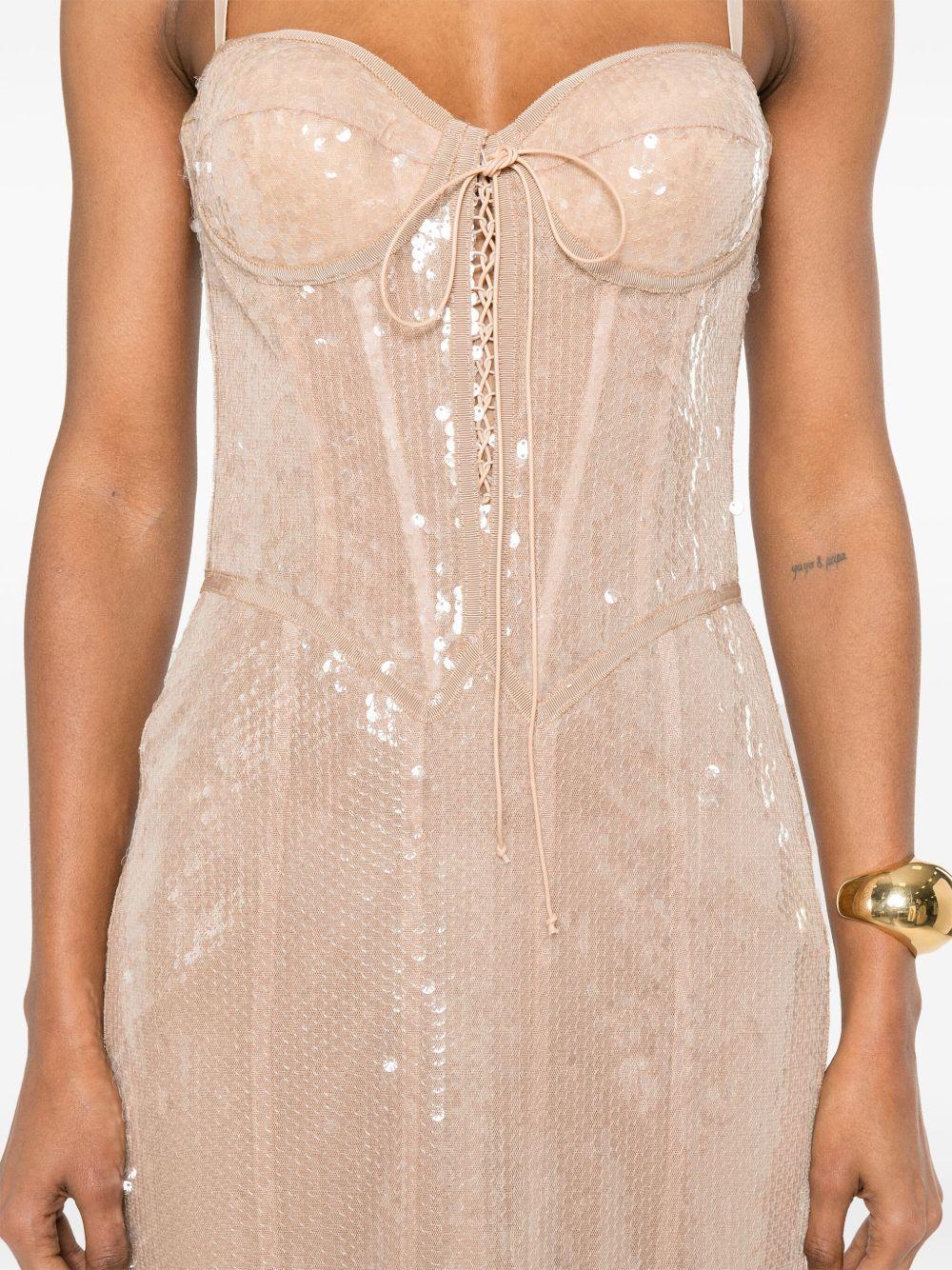 sequinned maxi dress Product Image