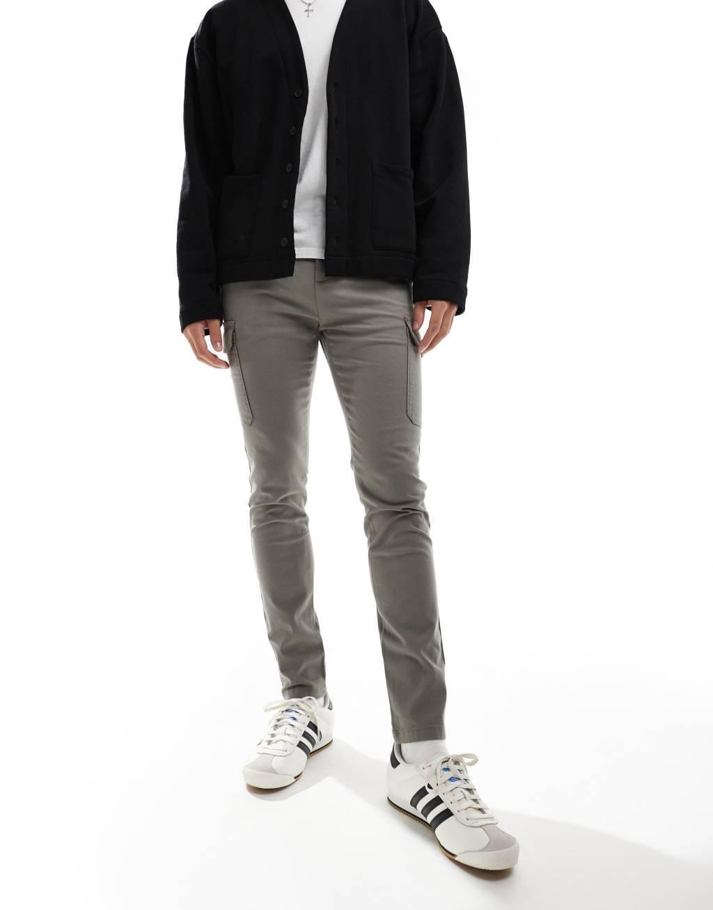 ASOS DESIGN skinny cargo pants Product Image