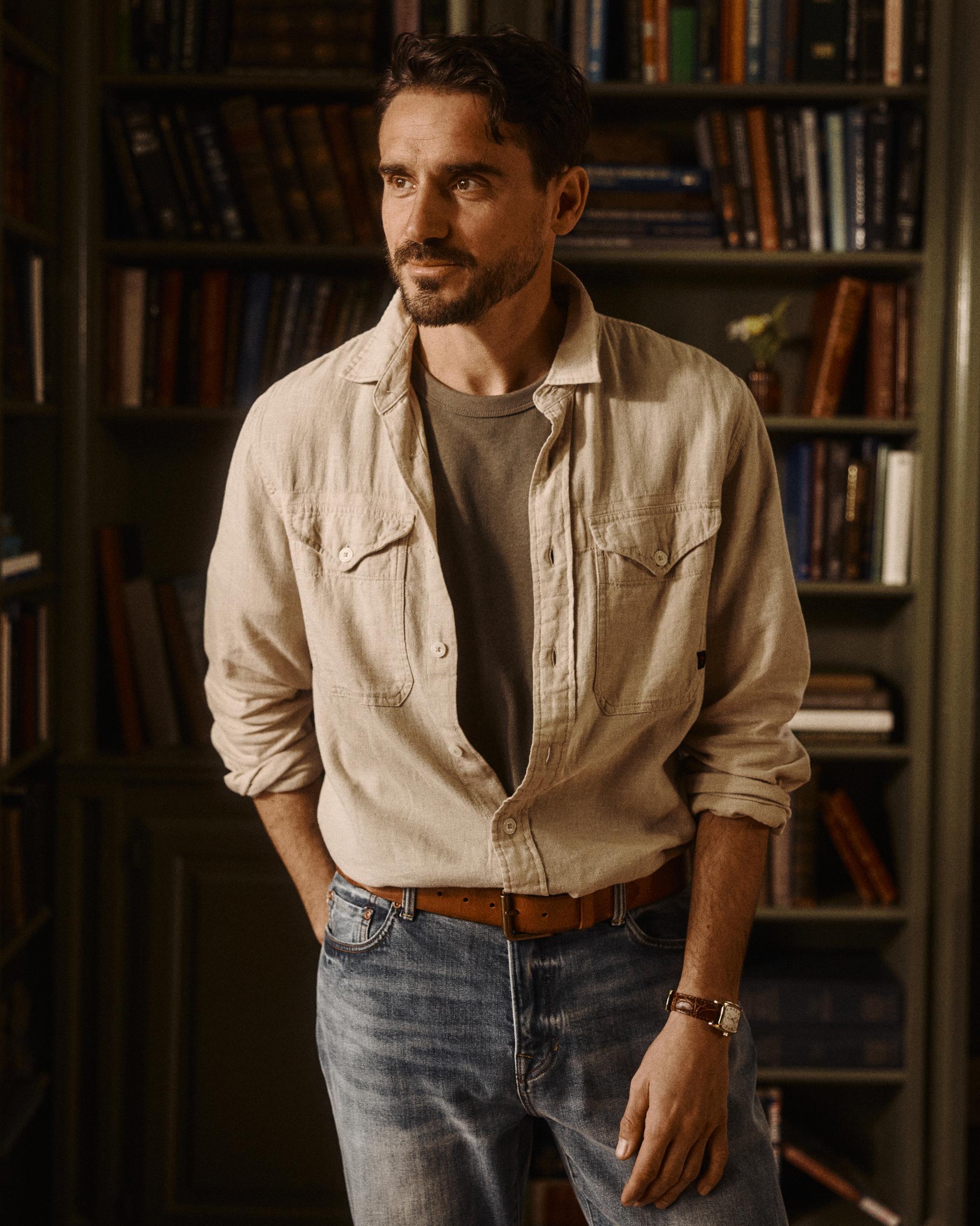 Slub Linen Workshirt Product Image