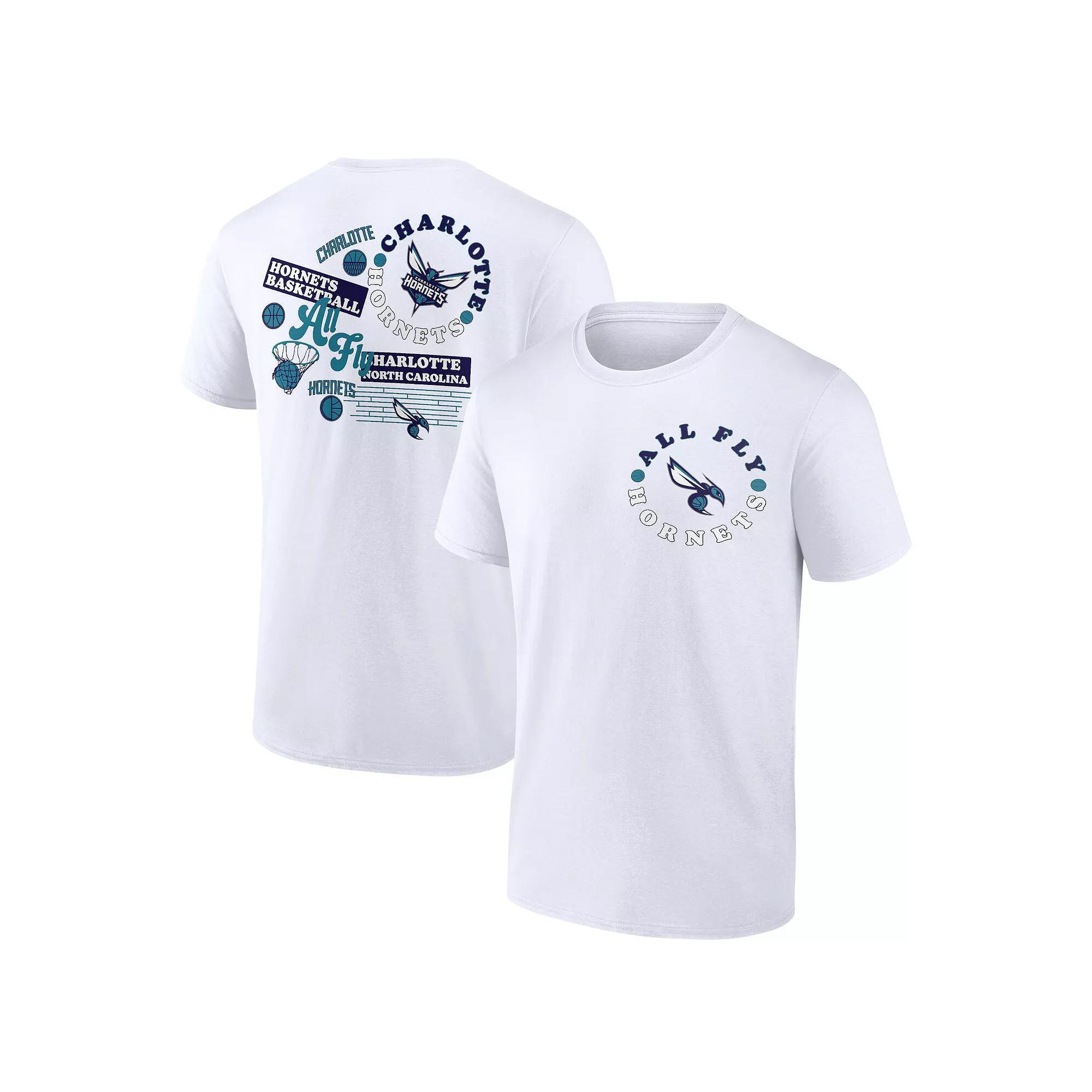 Men's Fanatics Branded White Charlotte Hornets Street Collective T-Shirt, Size: XL, Chr White Product Image