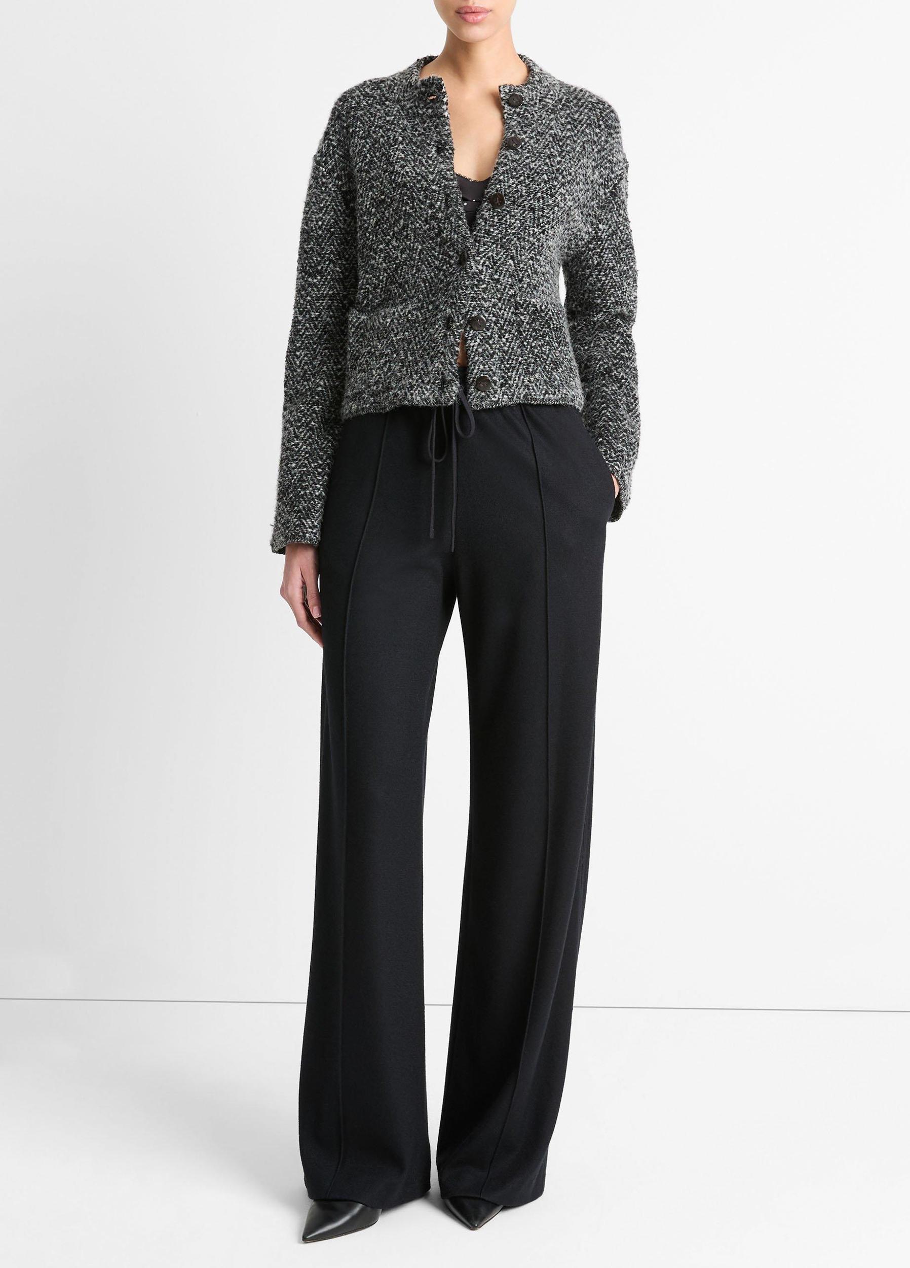 Wool-Blend Drawstring Pull-On Pant Product Image