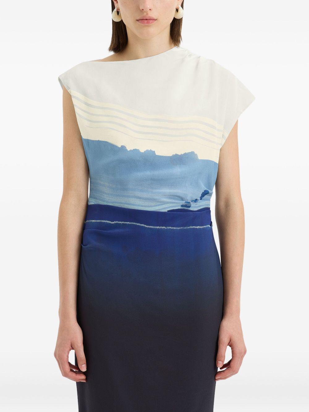 silk midi dress Product Image
