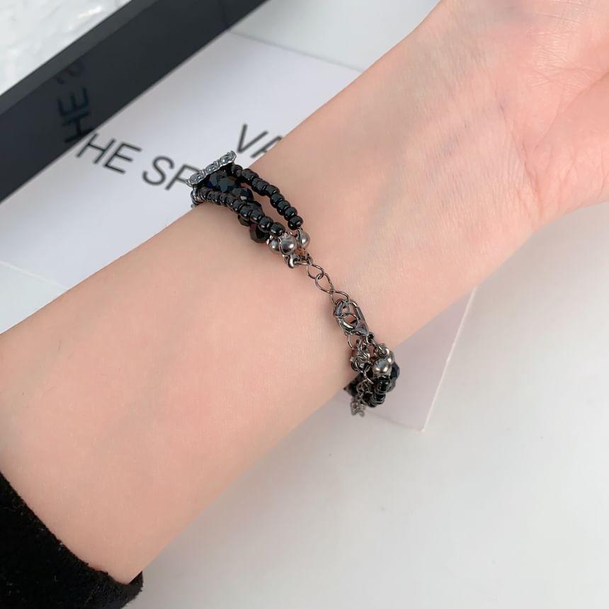 Rhinestone Alloy Bracelet Product Image