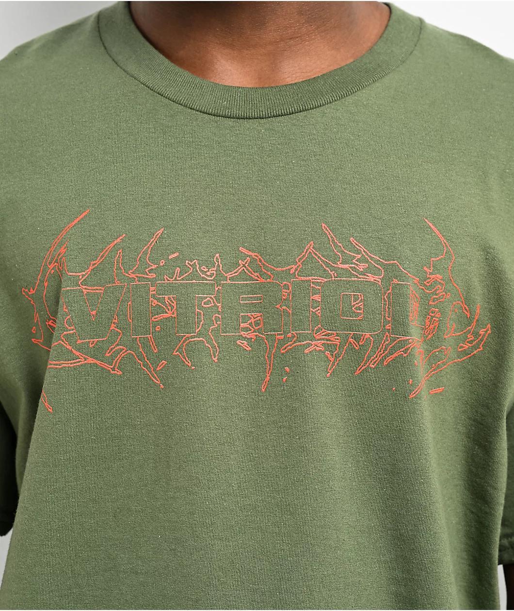 Vitriol Lucid Dreaming Olive T-Shirt Product Image