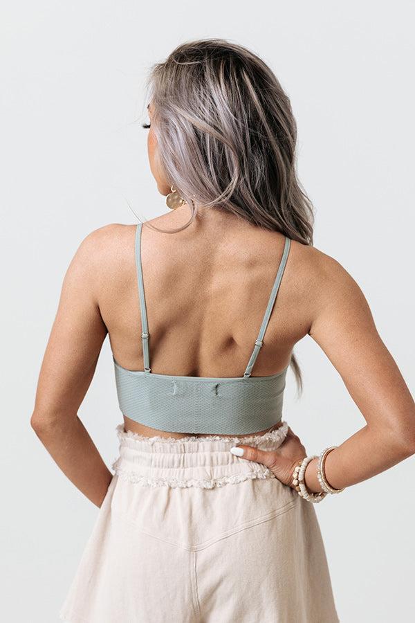 Sophisticated Chic Bralette In Pear Product Image