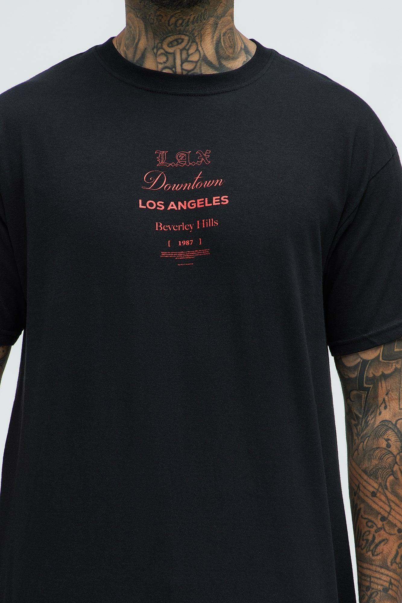 Downtown Los Angeles Short Sleeve Tee - Black Product Image