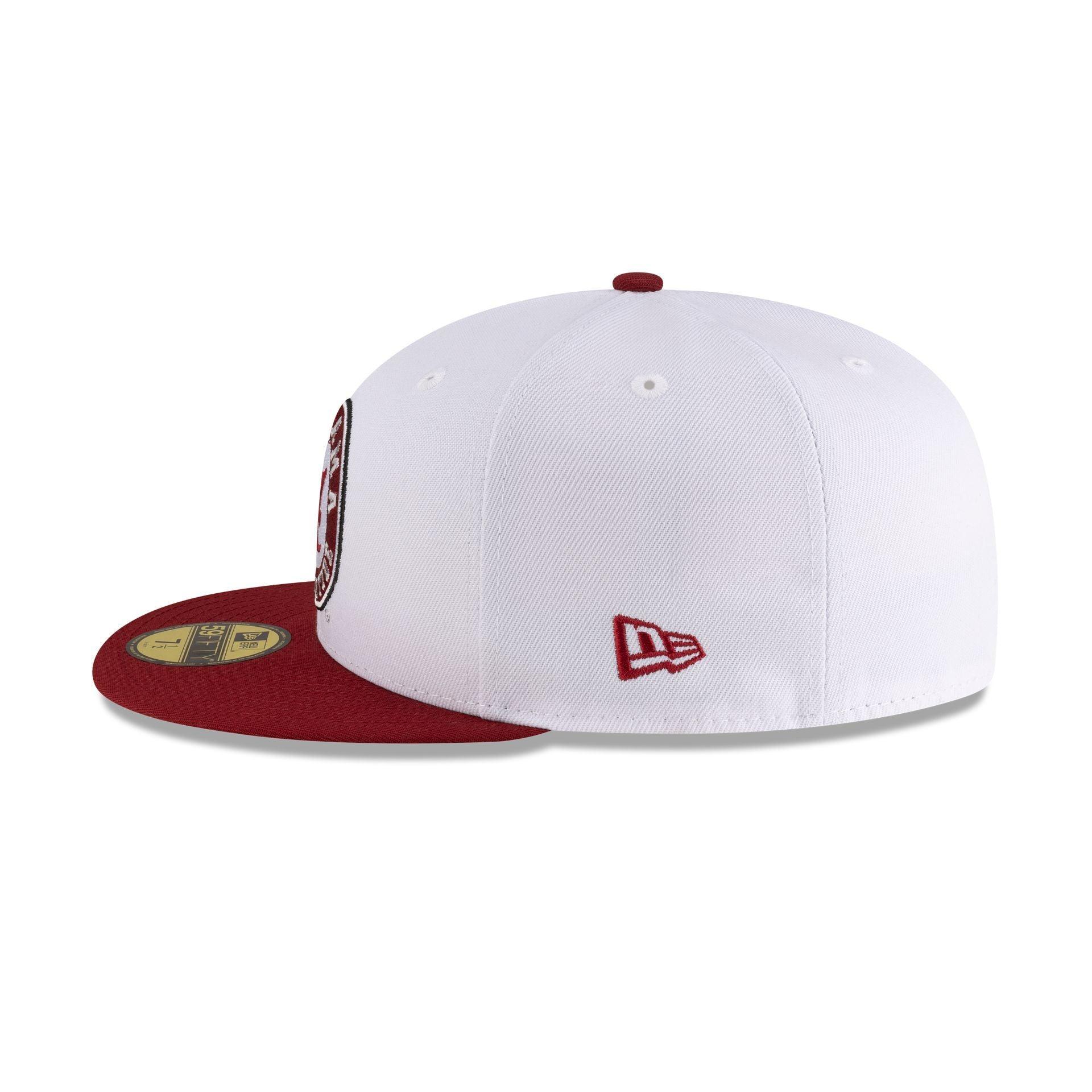 Alabama Crimson Tide White 59FIFTY Fitted Male Product Image