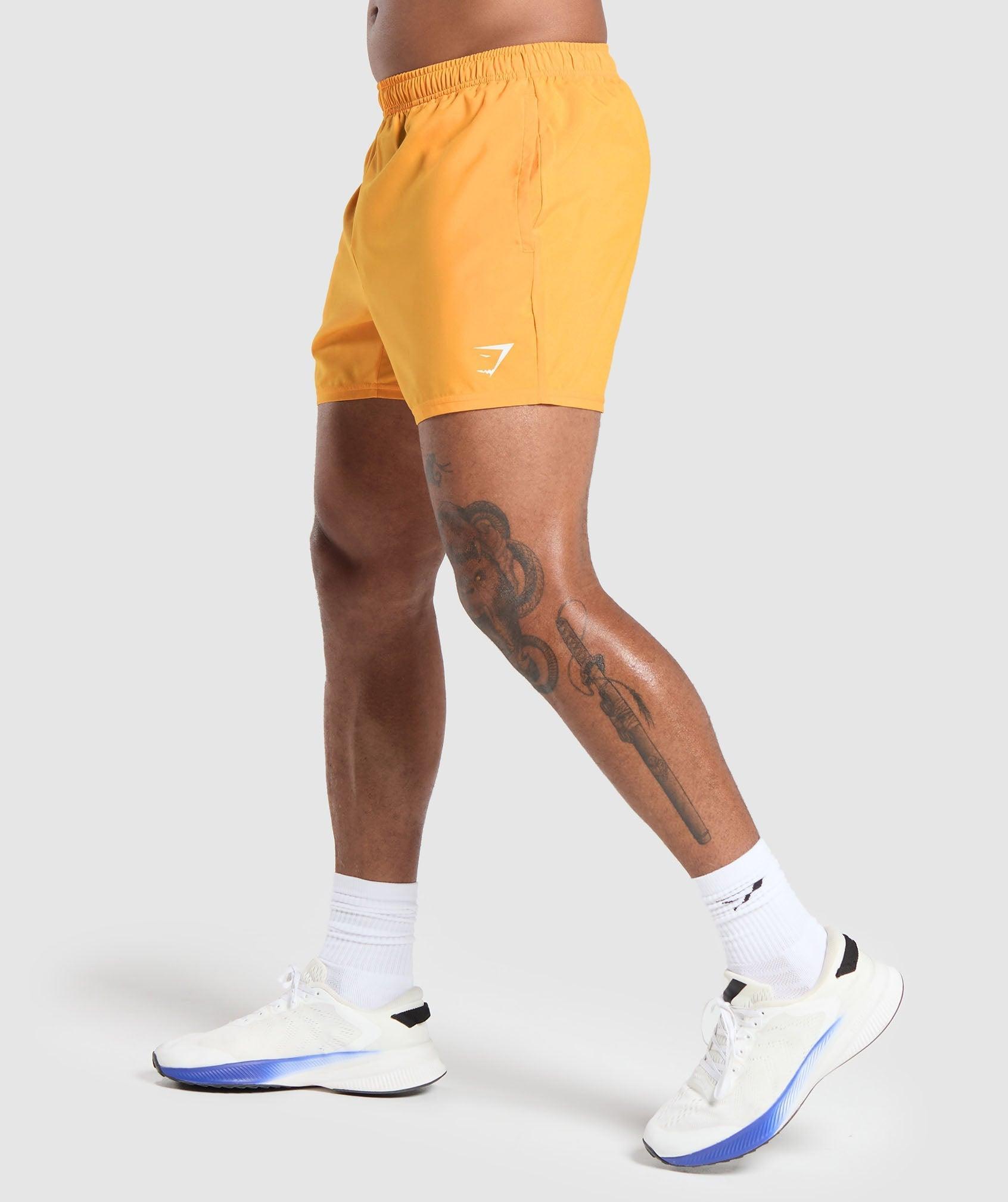 Gymshark Arrival 5" Shorts - Fitness Orange Male Product Image