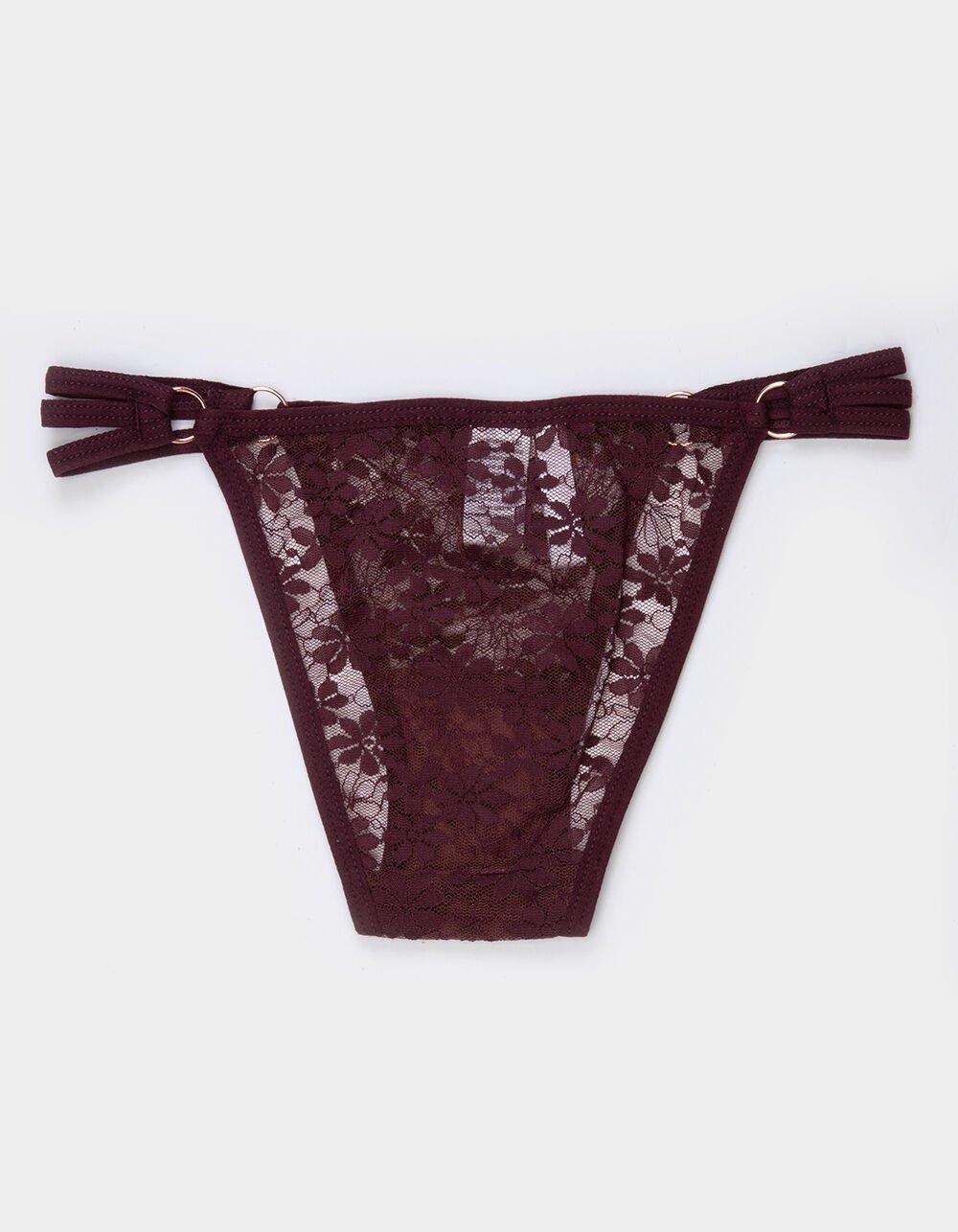 FULL TILT Side Strappy Lace Cheeky Panties Product Image