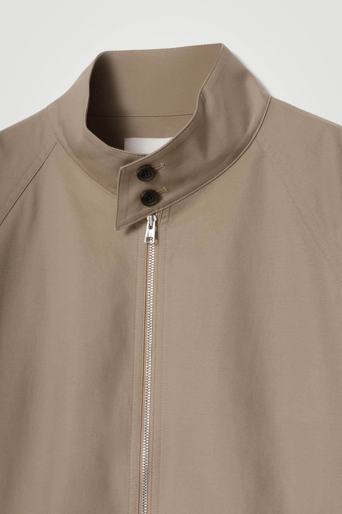 WATER-REPELLENT HARRINGTON JACKET Product Image