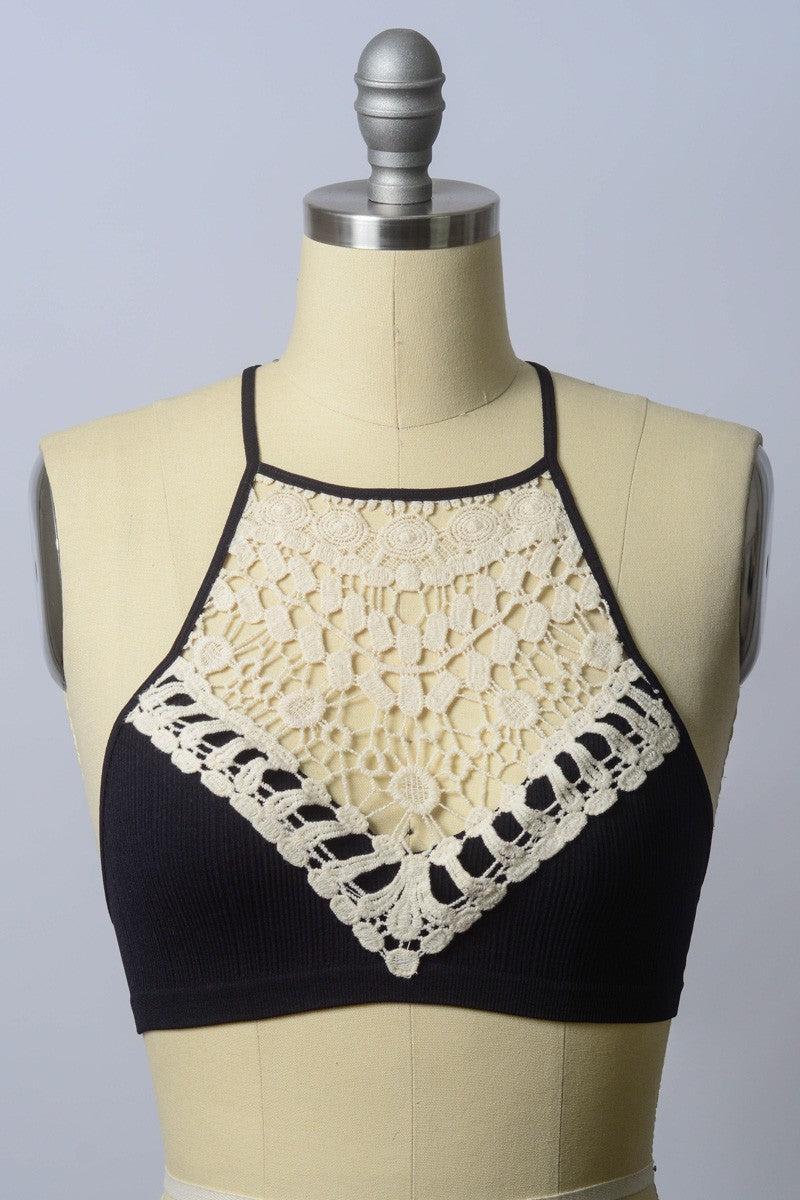 Boho Crochet Bralette Product Image