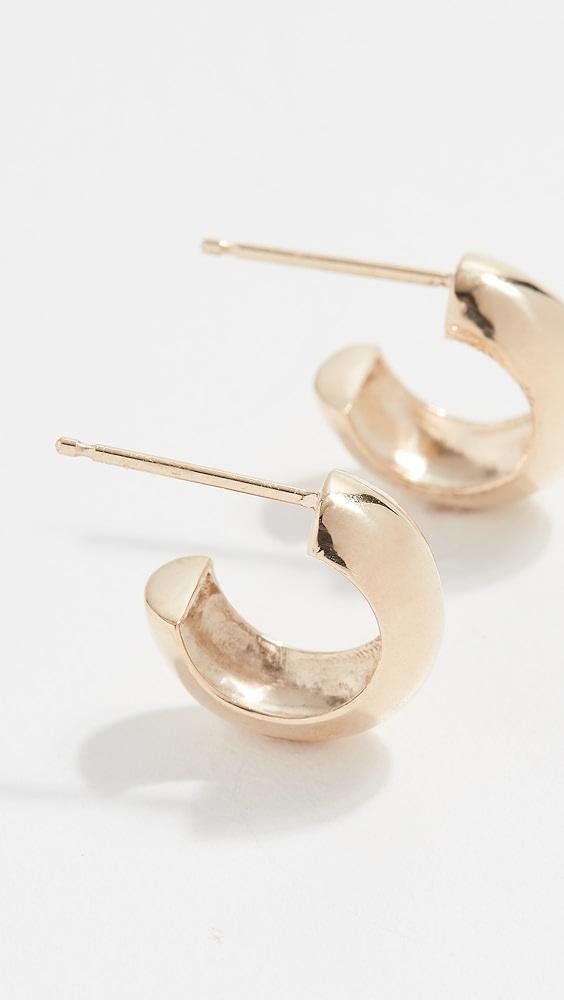 Zoe Chicco 14k Gold Huggie Hoop Earrings | Shopbop Product Image