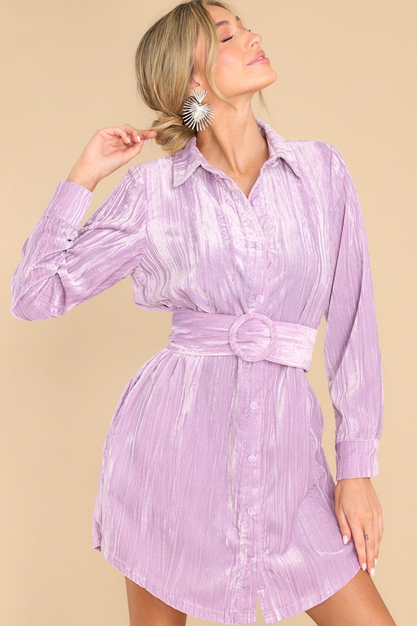 Everyday Essential Lilac Dress Product Image