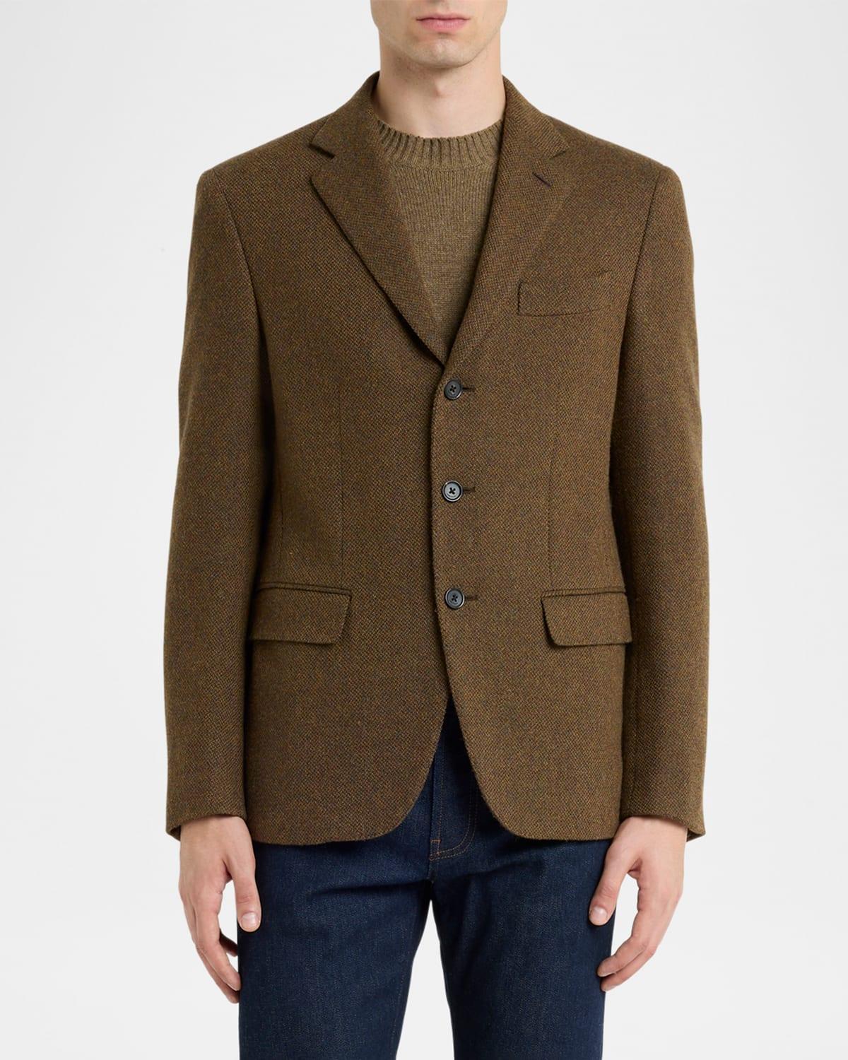 Mens Torino Single-Breasted Cashmere Jacket Product Image