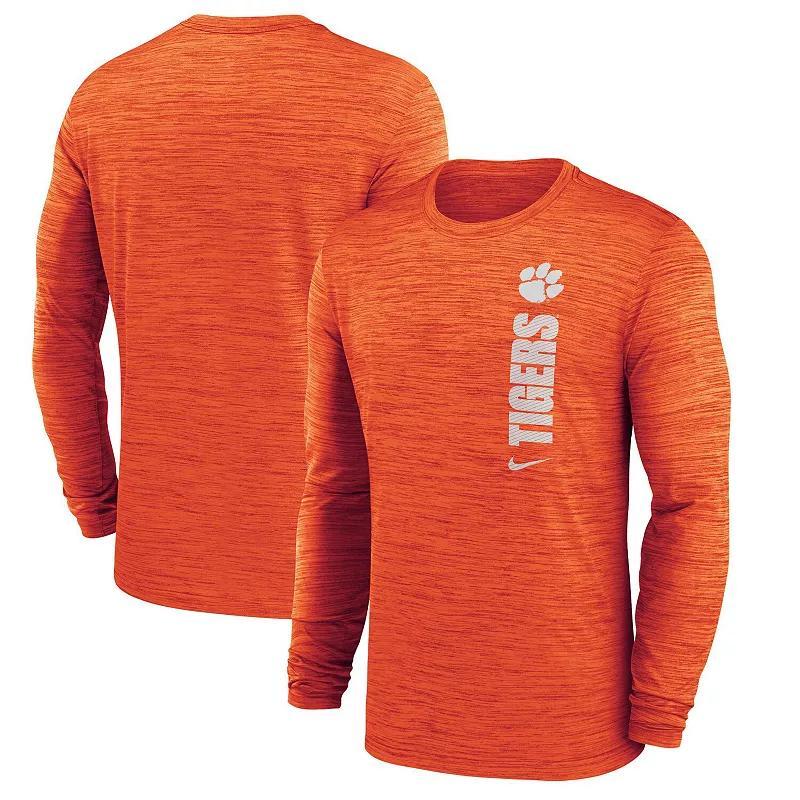 Mens Nike Clemson Tigers 2024 Sideline Velocity Performance Long Sleeve T-Shirt Product Image