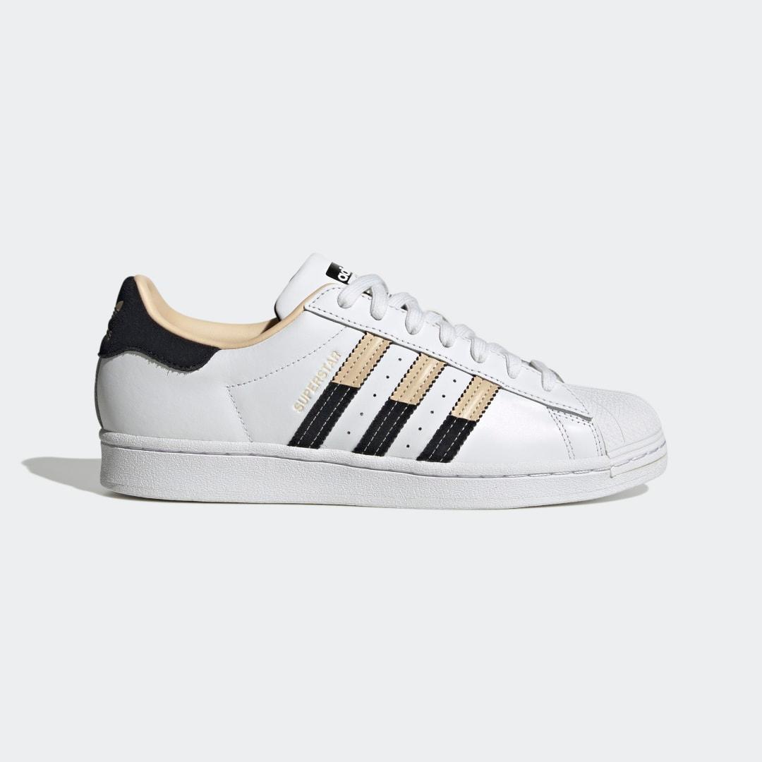 adidas Originals Mens adidas Originals Superstar Casual Sneaker - Mens Basketball Shoes Core Black/Core Black/Cloud White Product Image