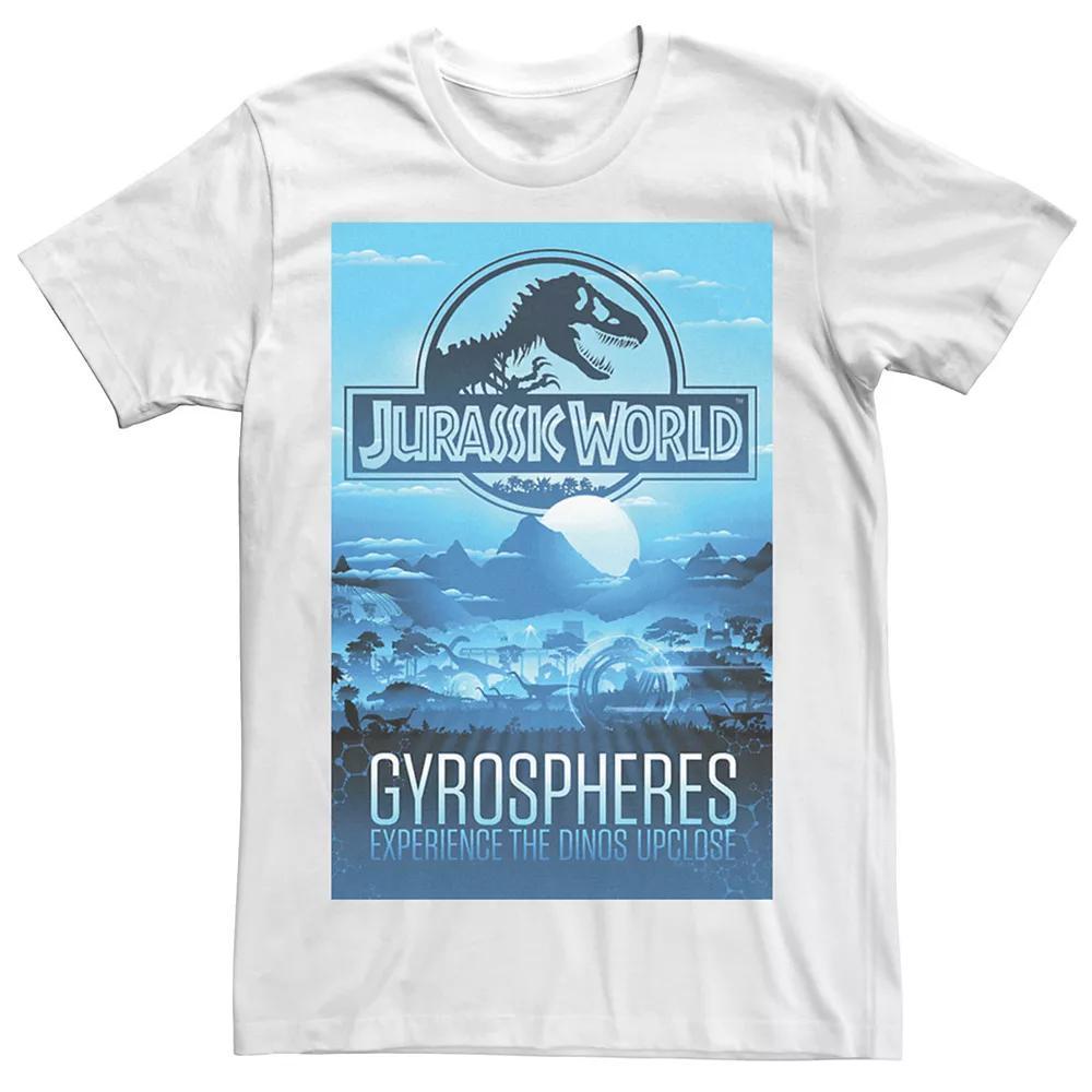 Men's Jurassic World Gyrospheres Tour Park Poster Tee,  Product Image