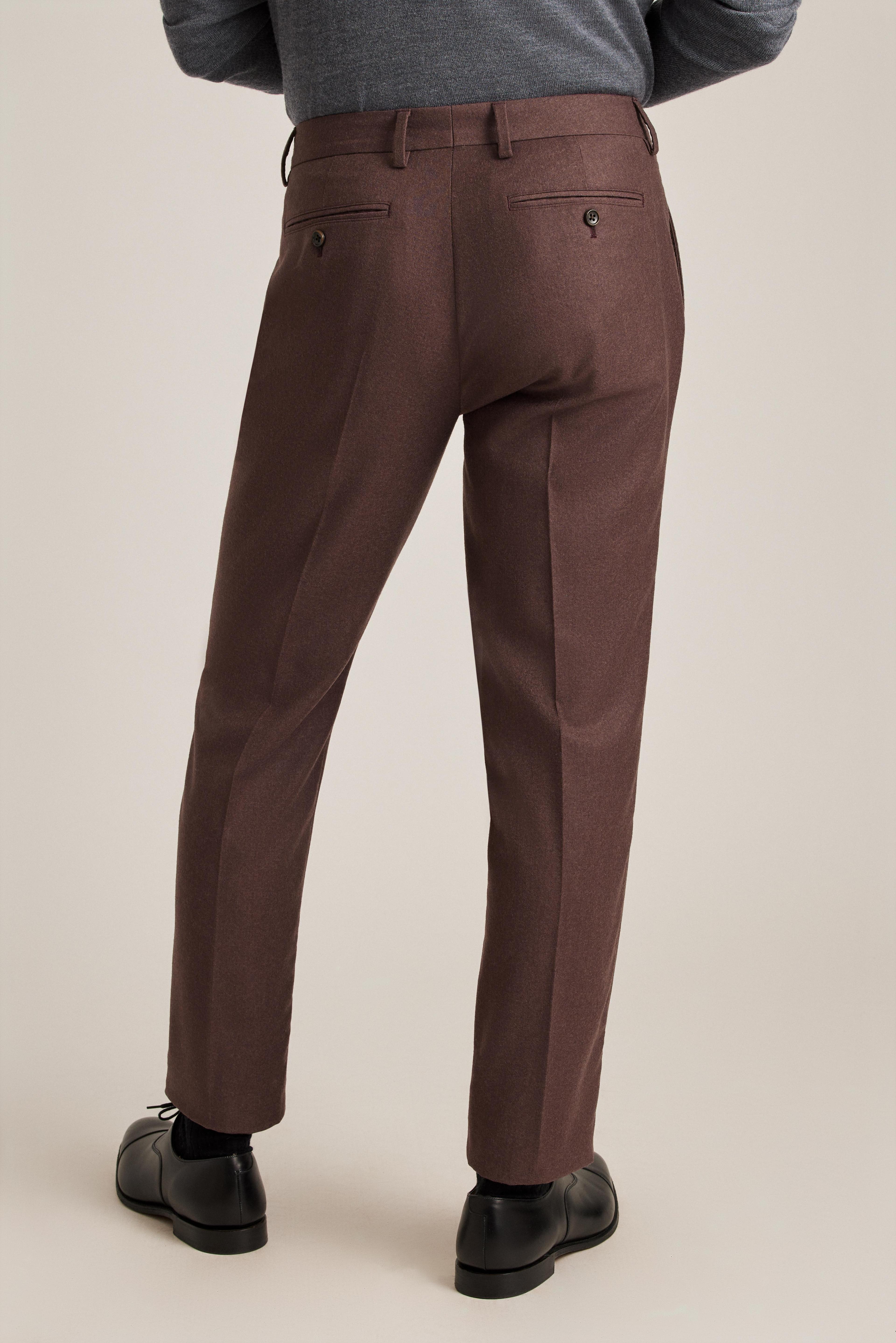 Italian Stretch Brushed Wool Suit Pant Product Image