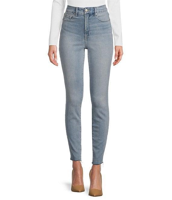 Good American Soft Tech High Rise Good Waist Skinny Jeans Product Image