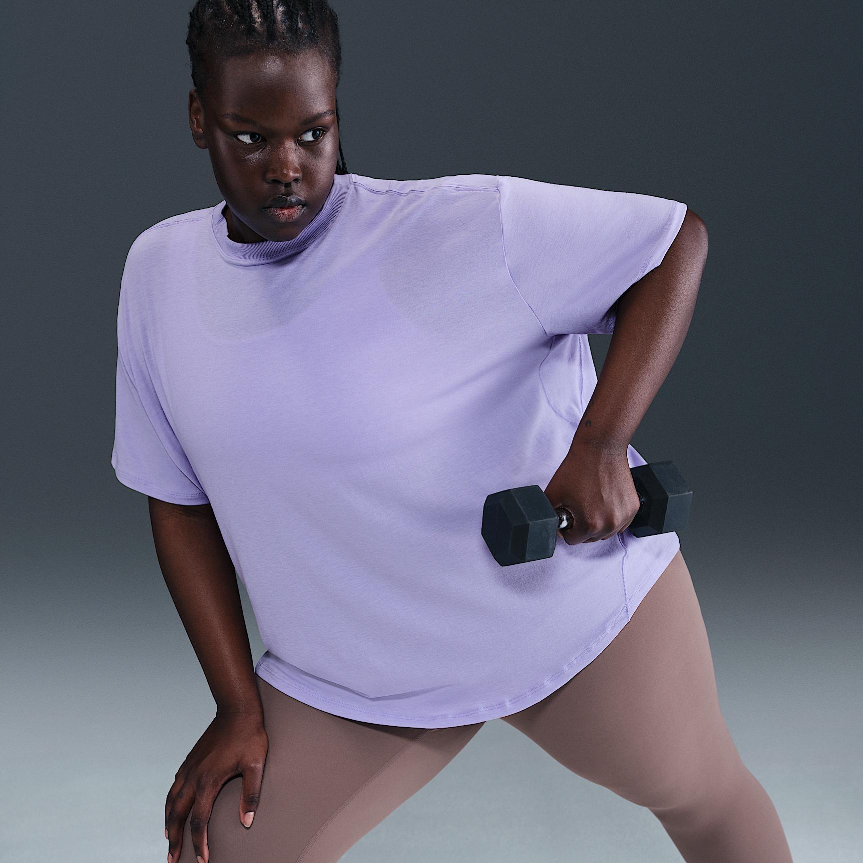 Nike One Relaxed Women's Dri-FIT Short-Sleeve Top (Plus Size) Product Image
