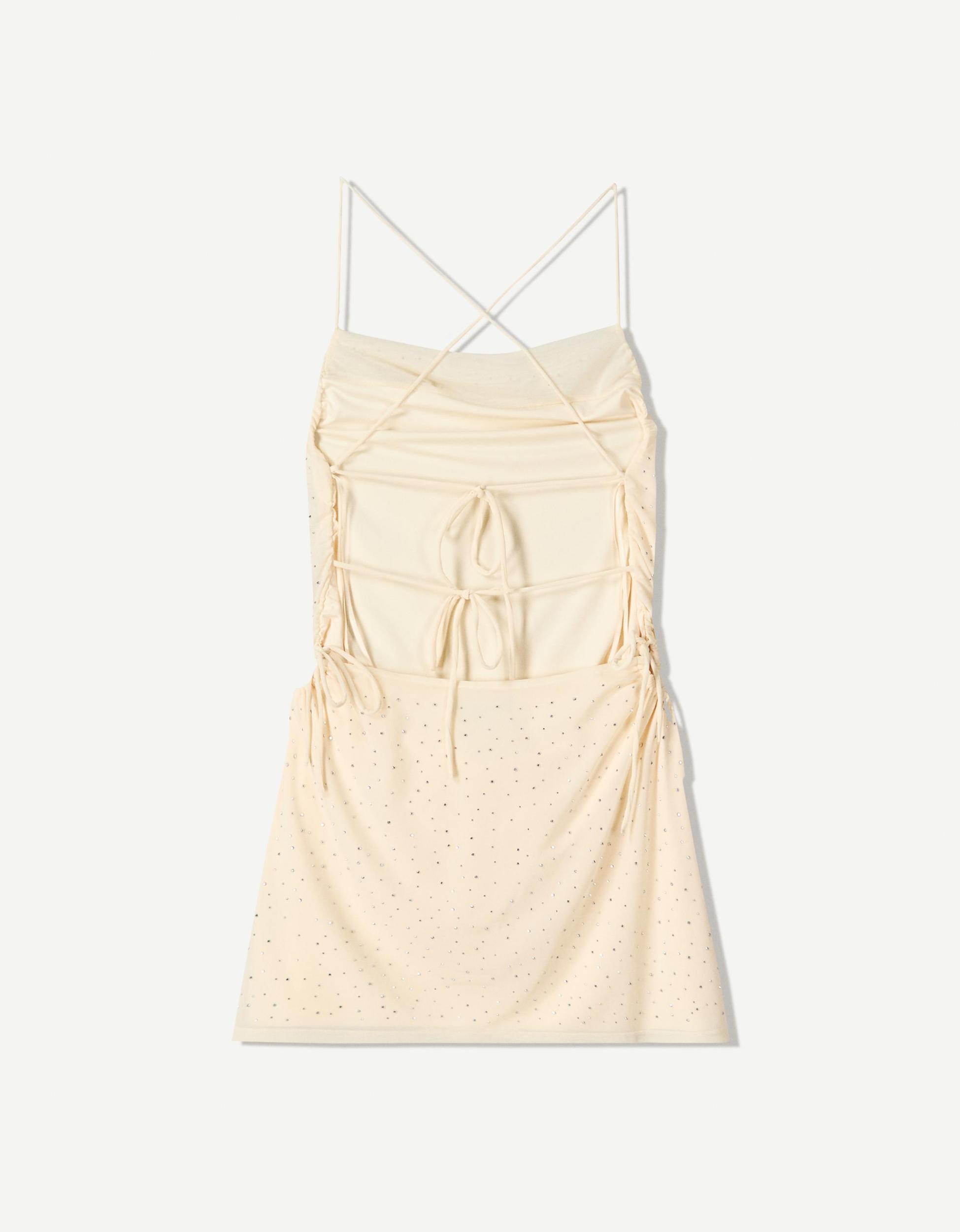 Animal print mini dress with buckle Product Image