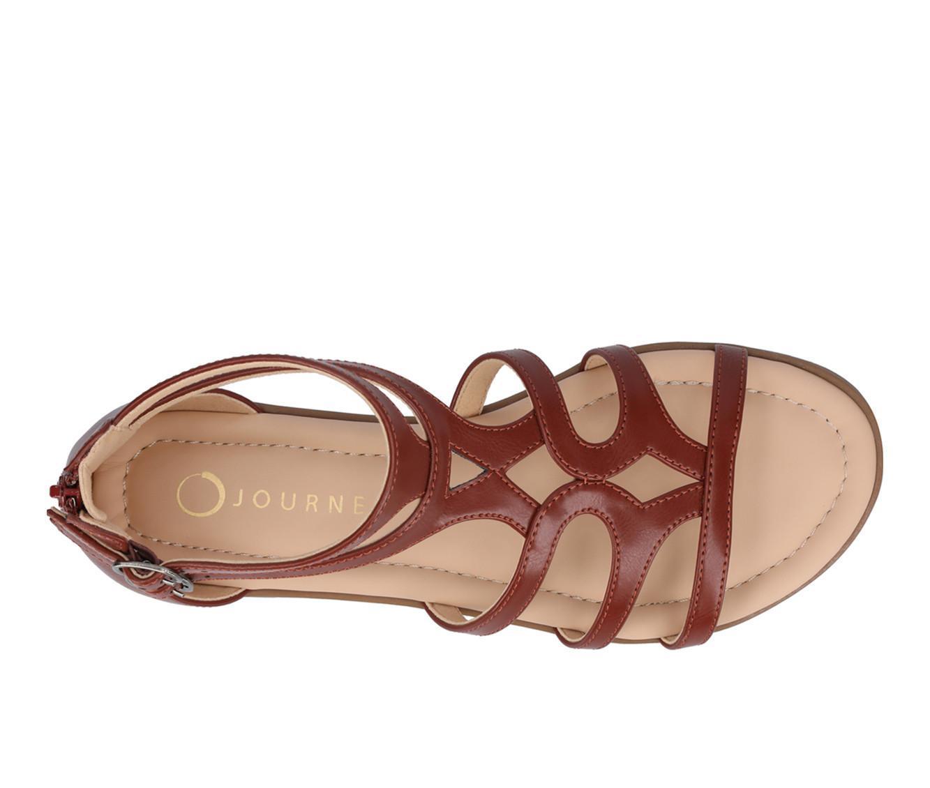 Women's Journee Collection Genneva Flat Sandals Product Image