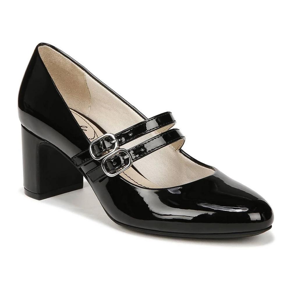 LifeStride True Women's Mary Jane Pumps, Size: 6 Wide, Black Patent Product Image