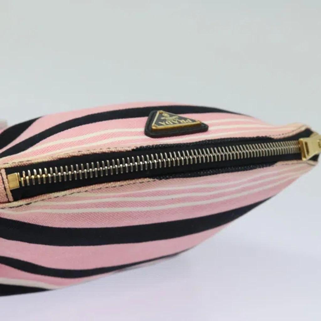 Pink Canvas Clutch Bag () Product Image