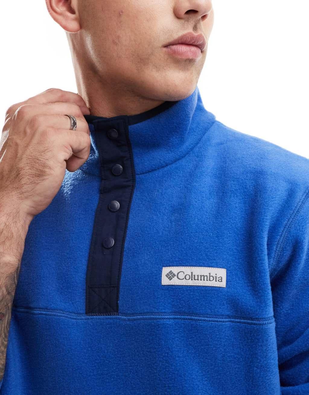 Columbia Steens Mountain half snap fleece in navy  Product Image