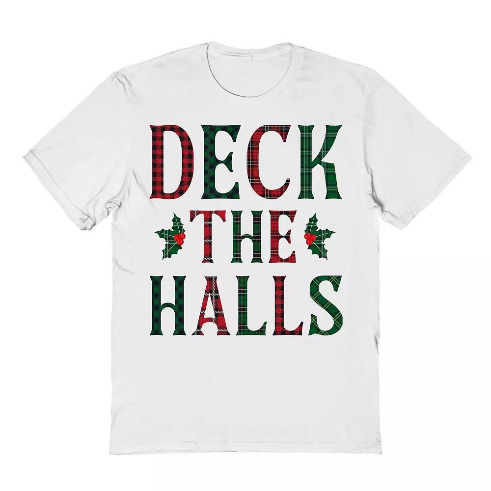 Men's Deck The Halls Christmas Graphic Tee, Adult Unisex,  Product Image