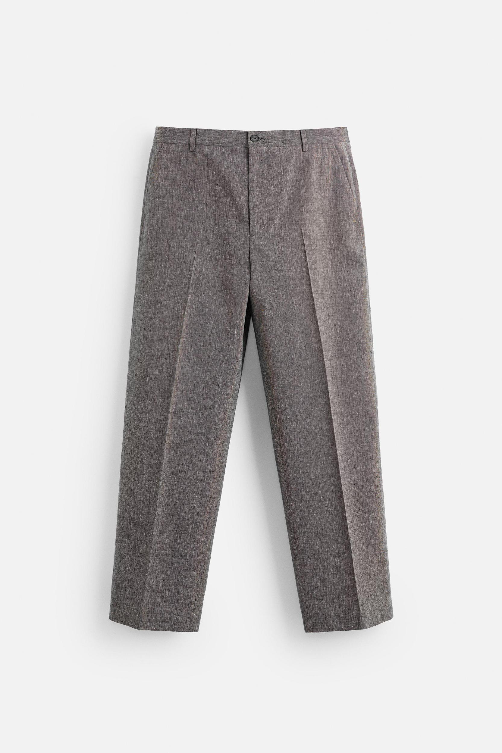 LIMITED EDITION TEXTURED SUIT PANTS Product Image