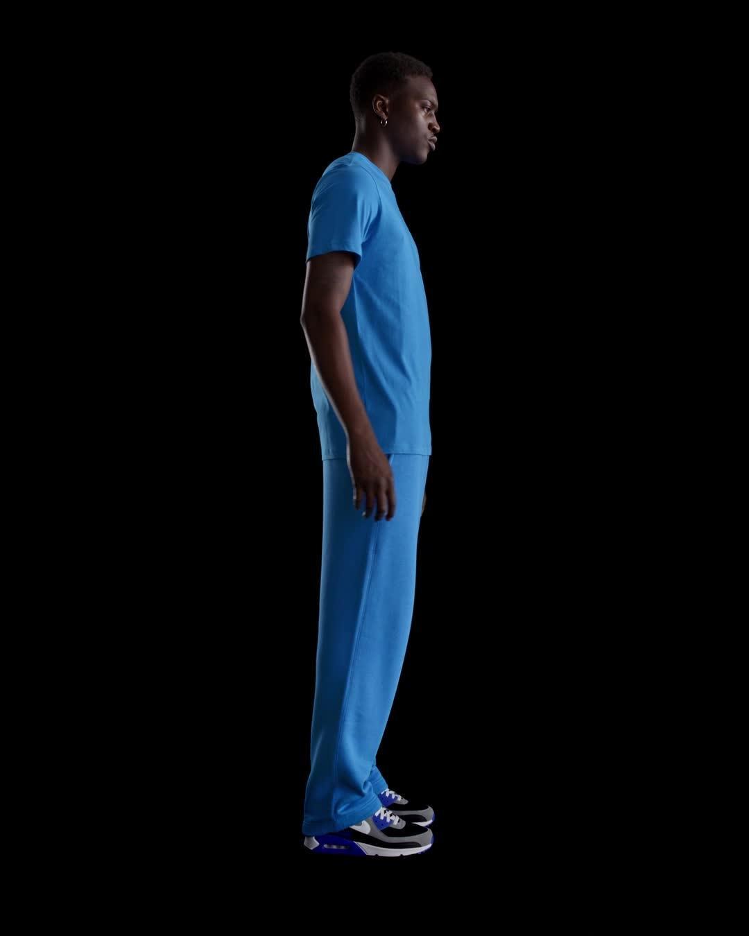 Mens Nike Sportswear Club T-Shirt | AR4997-435 Product Image