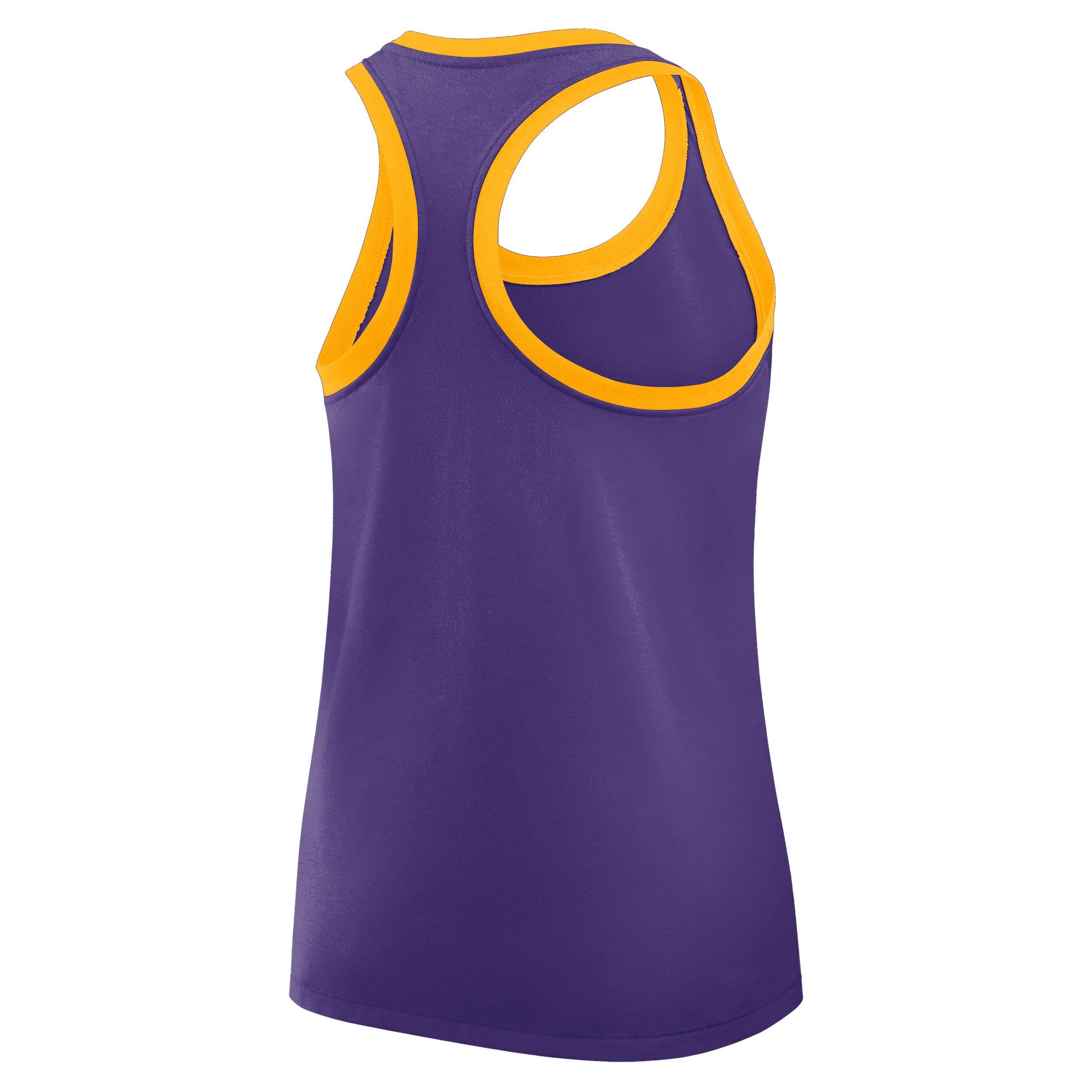 LSU Primetime Shadow Nike Women's College Racerback Tank Top Product Image