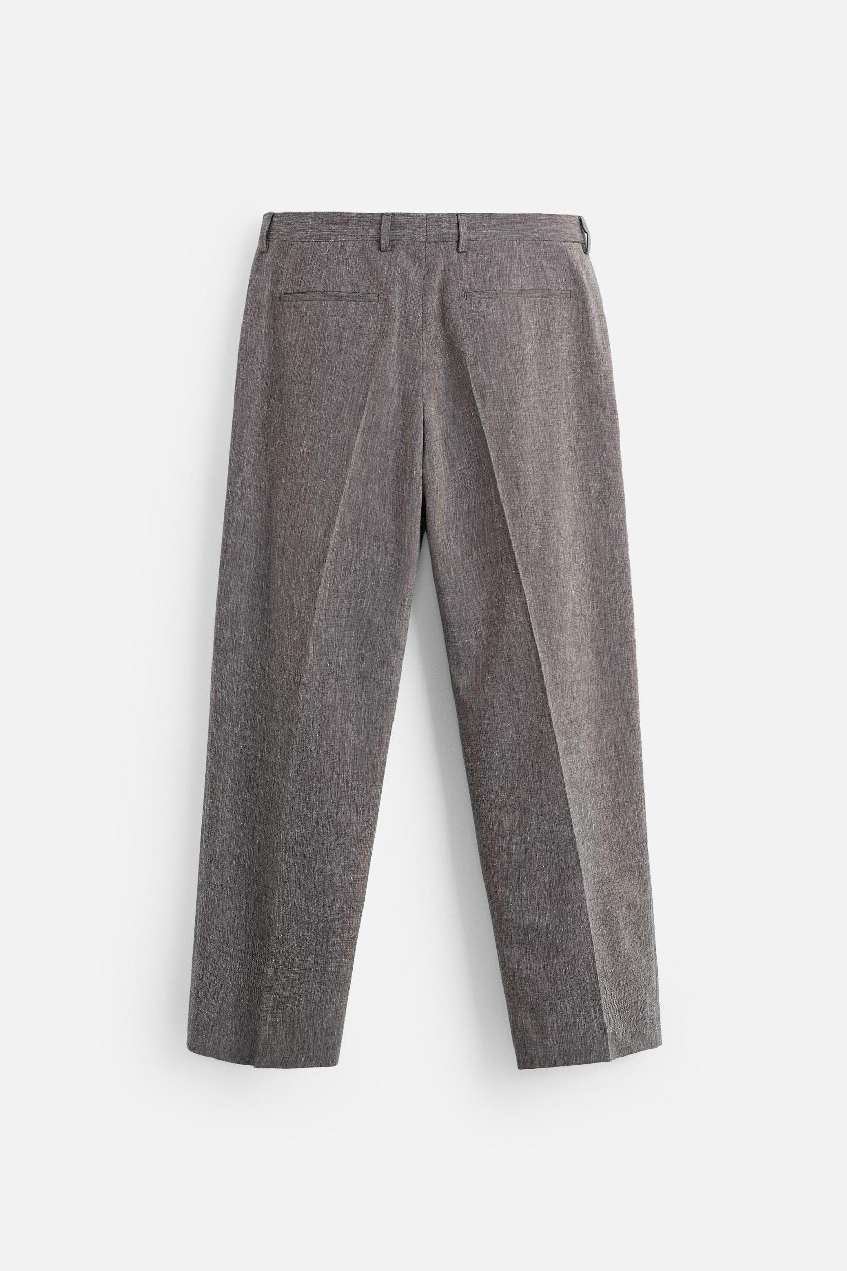 LIMITED EDITION TEXTURED SUIT PANTS Product Image