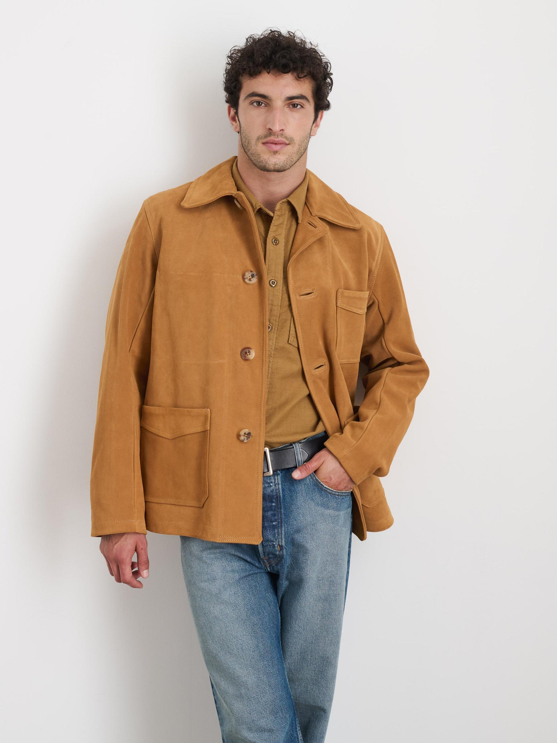 Owen Barry x Alex Mill Work Jacket in Suede Product Image