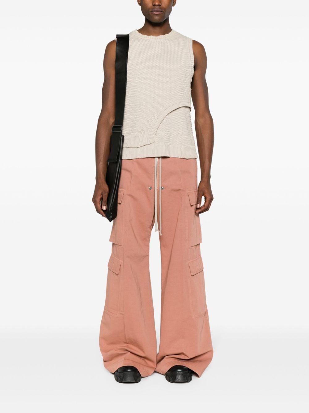 RICK OWENS DRKSHDW Pink Jumbo Bela Cargo Pants Product Image