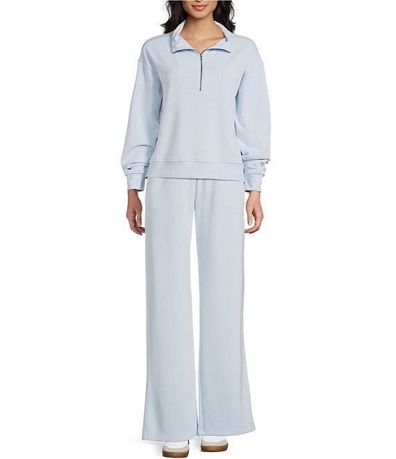 Copper Key Knit Wide Leg Pull On Coordinating Pants Product Image