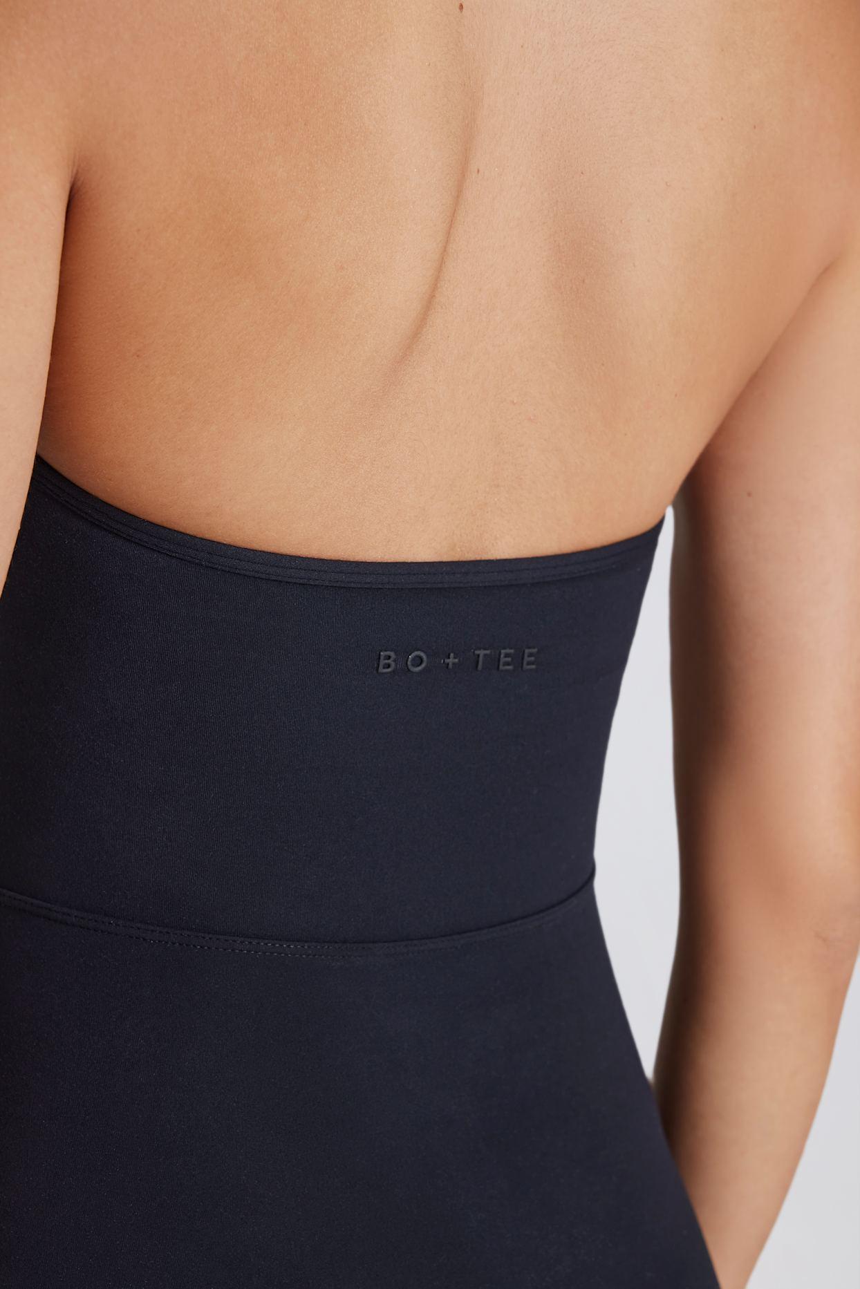 Soft Active Halterneck Unitard in Black Product Image