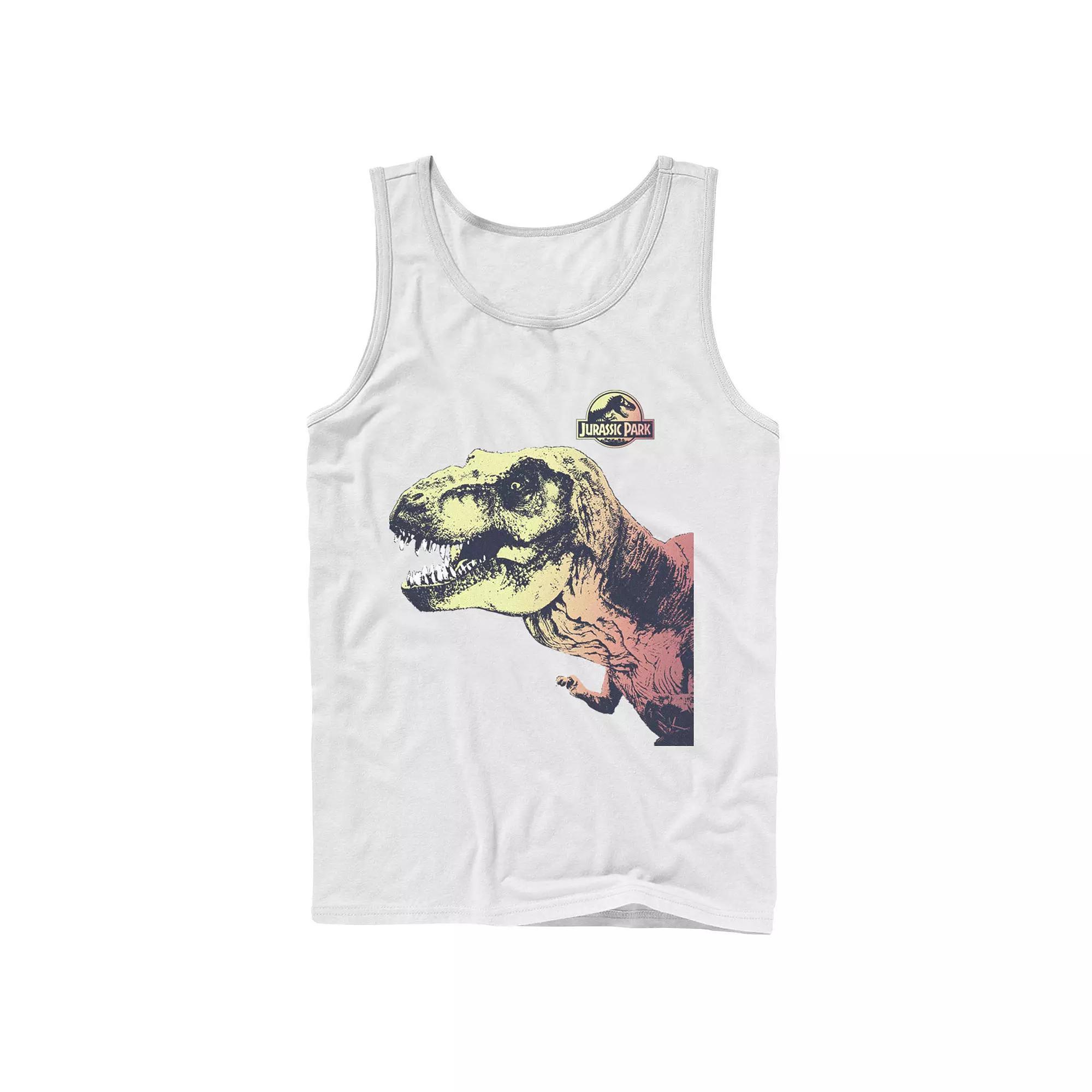 Men's Jurassic Park T-Rex Sunset Color Fil Product Image