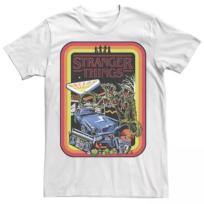 Big & Tall Stranger Things Day Retro Poster Tee, Men's, Size: 4XL, White Product Image