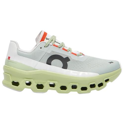 On Womens On Cloudmonster - Womens Running Shoes White/White Product Image