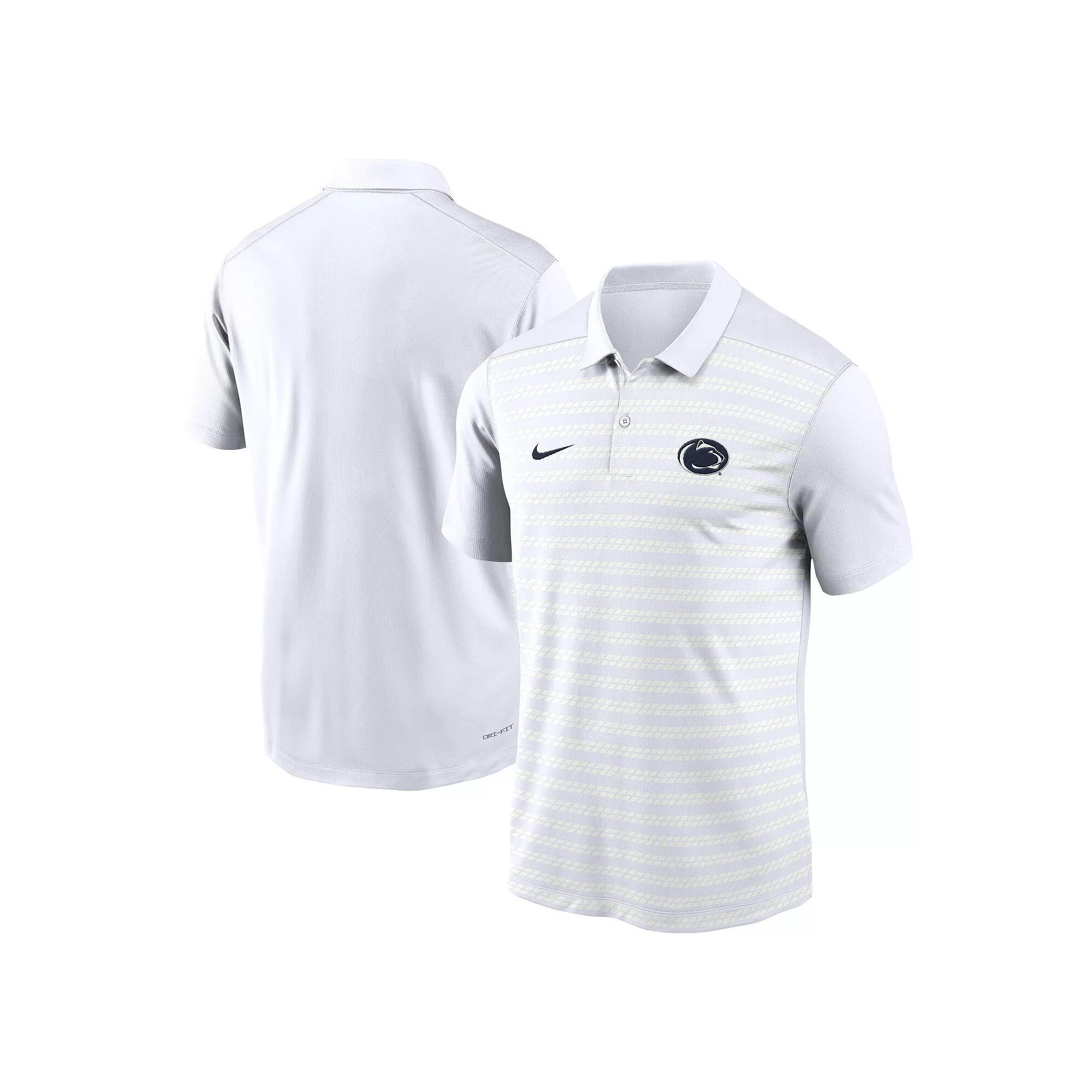 Men's Nike White Penn State Nittany Lions 2024 Early Season Coaches Sideline Performance Polo,  Product Image