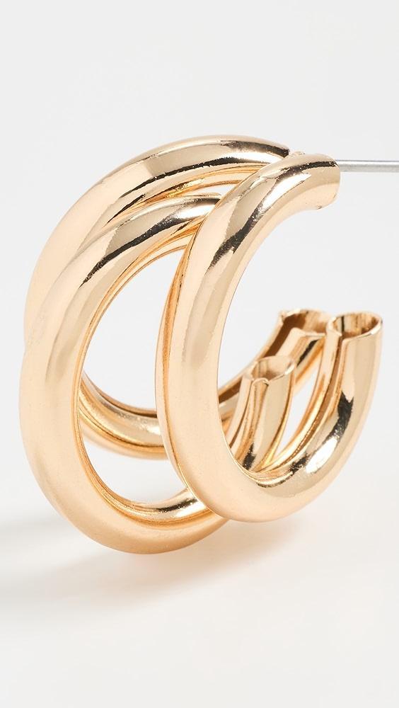 Brinker + Eliza Mini Triple Threat Hoops | Shopbop Product Image