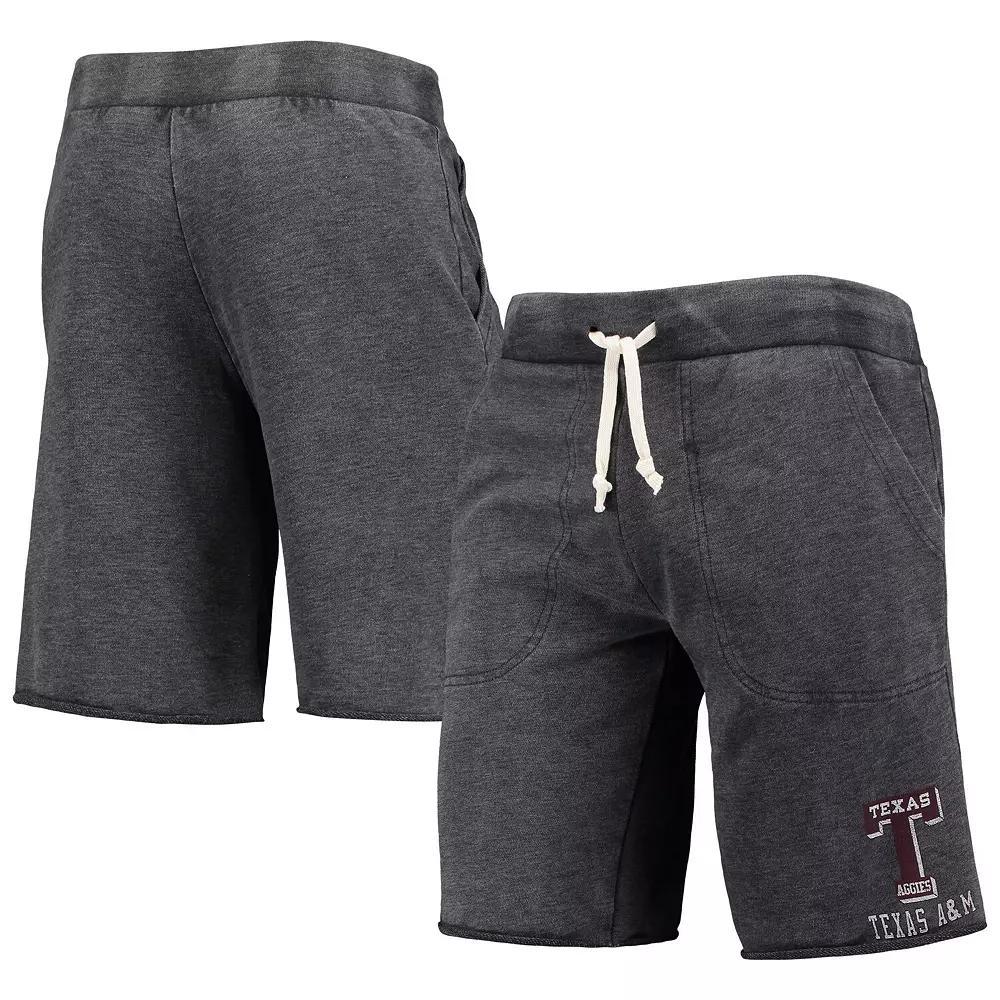 Men's Heathered Black Alternative Apparel Texas A&M Aggies Victory Lounge Shorts,  Product Image