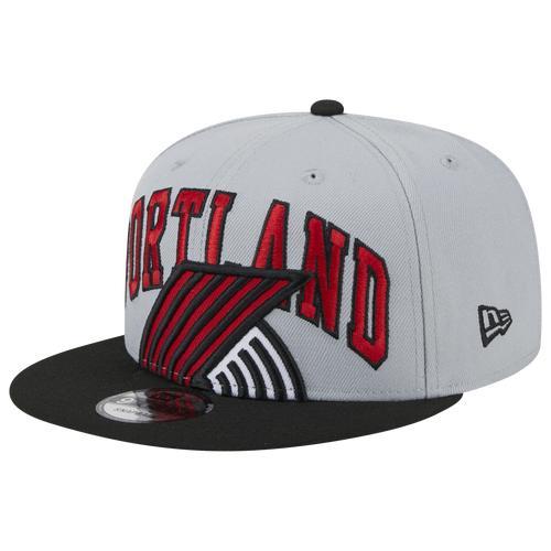 New Era Mens New Era Trailblazers Tip-Off Snapback - Mens Gray/Black Product Image