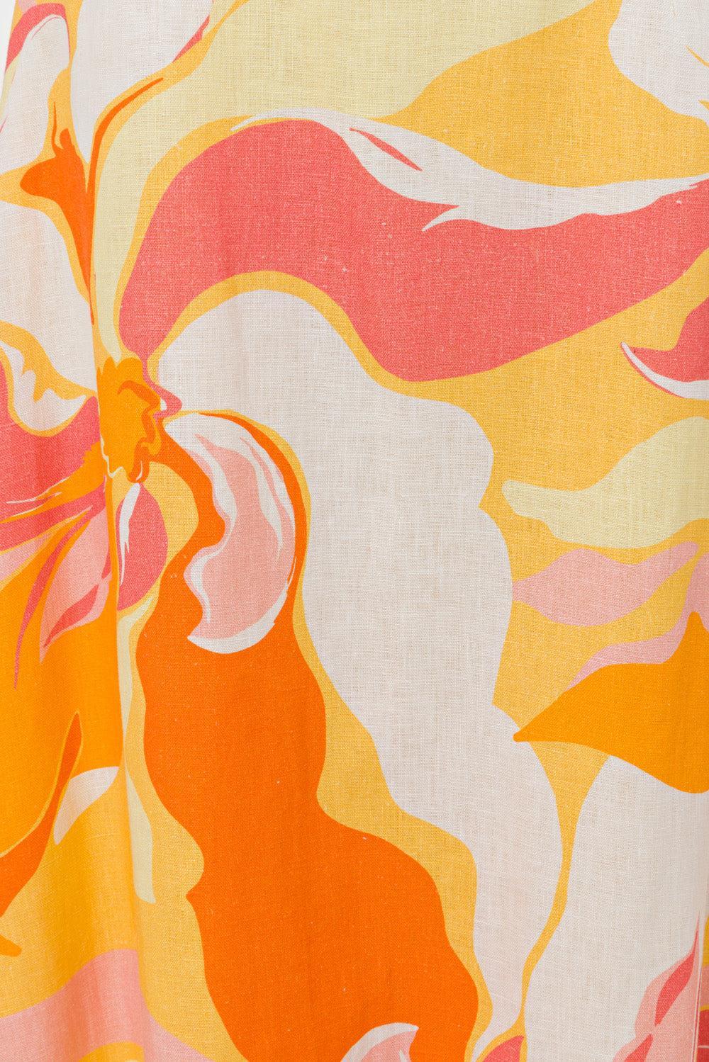 Kahlo Dress - Calista Sunset Product Image