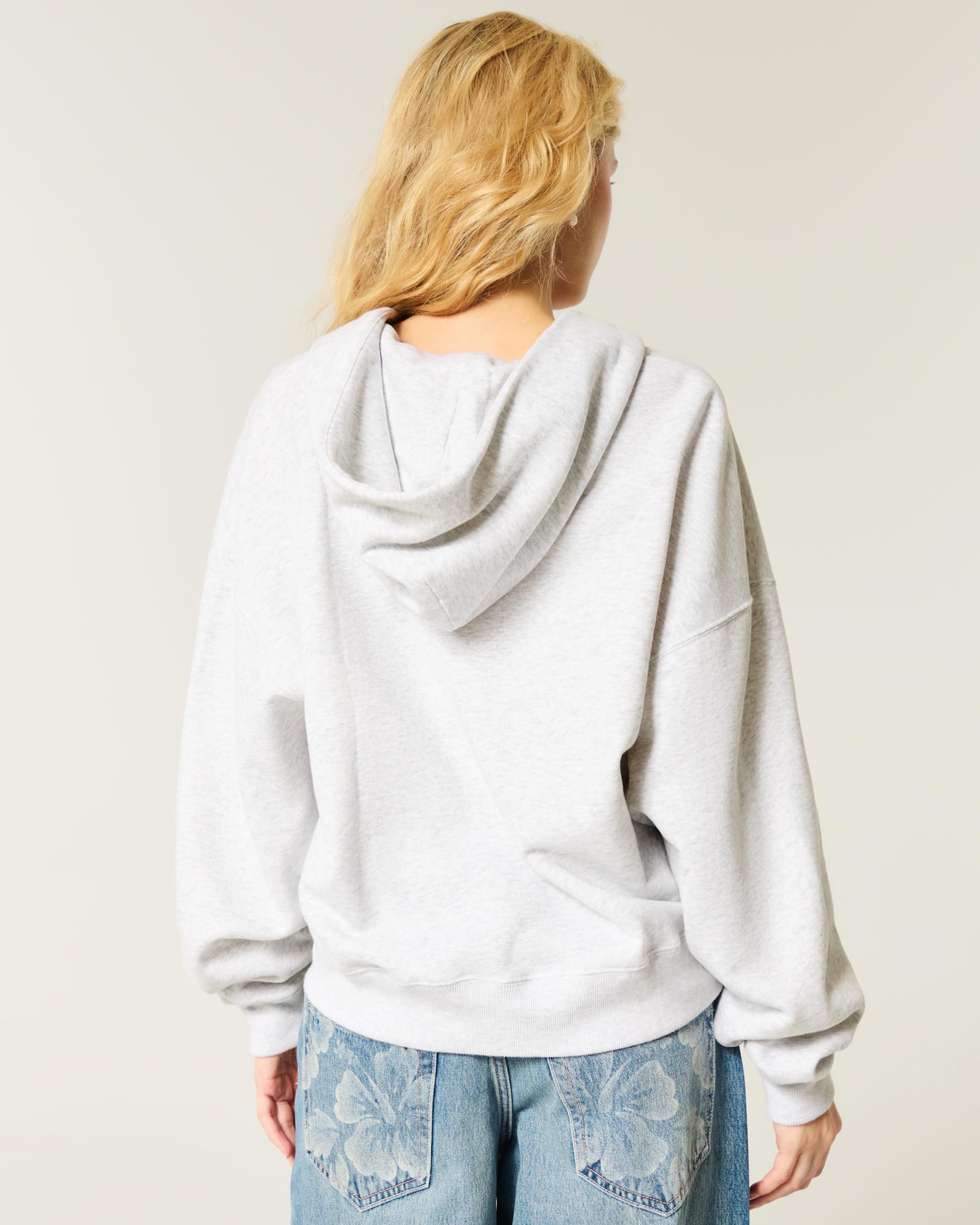 Oversized Zip-Up Hoodie Product Image