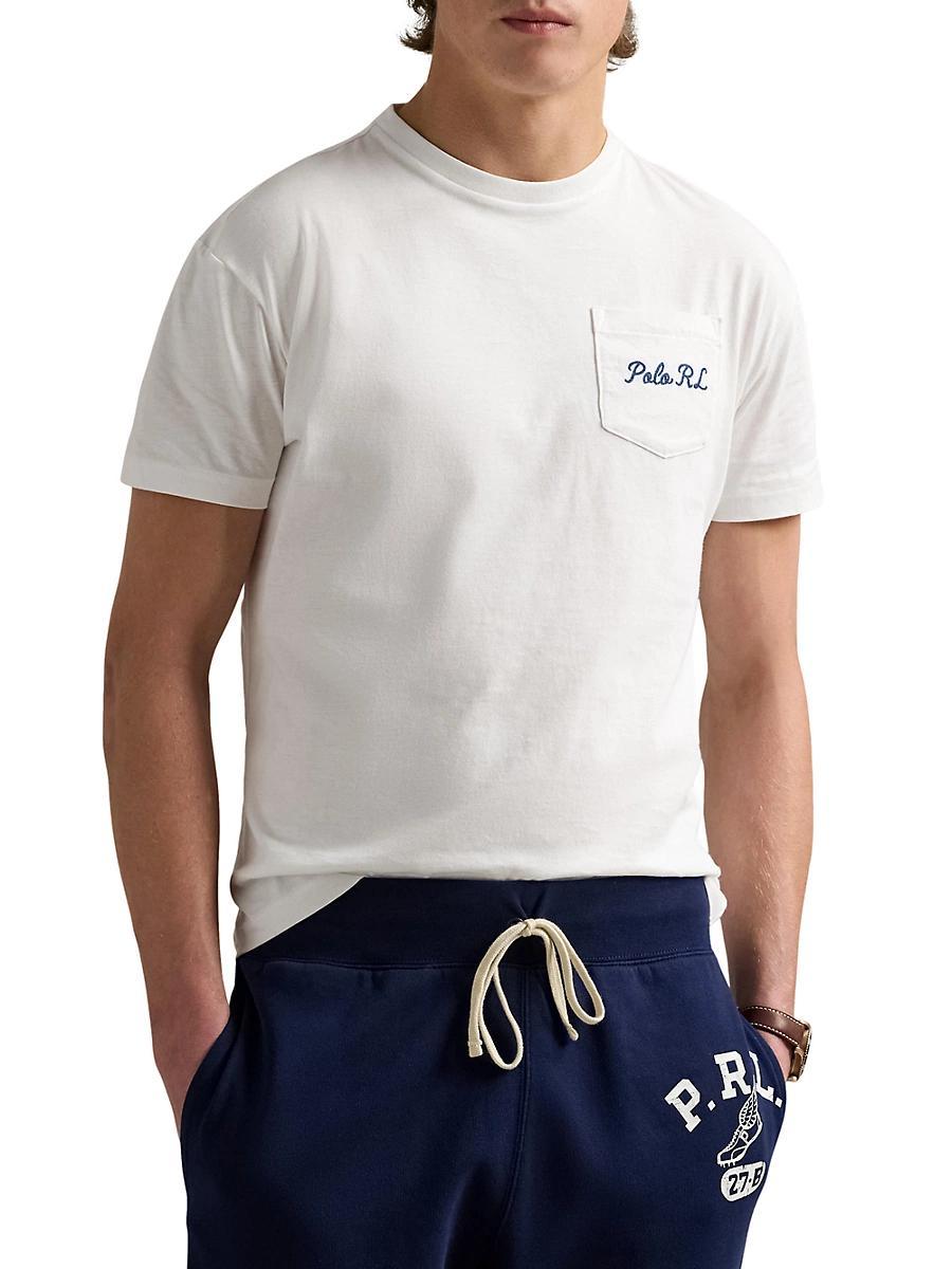 Mens Classic-Fit Polo Bear Jersey T-Shirt Product Image